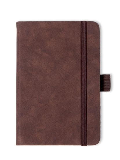 Блокнот в твердой обложке Stu, А6, темно-коричневый
