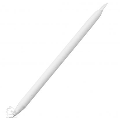 Шариковая ручка Carton Color, белая, вид сбоку