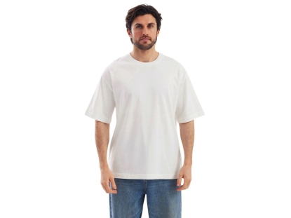 Футболка унисекс с пич отделкой Kyoto, молочная