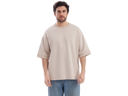 Футболка Gamma.01, мужская, бежевая