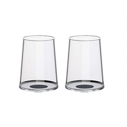 Хрустальный бокал для белого вина на магните Trebonn SplitGlass, чёрный