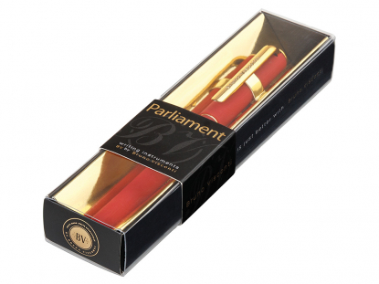 Ручка пластиковая шариковая Parliament, красная