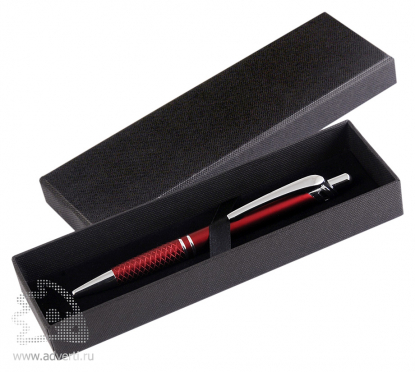 Набор Neon, черно-красный: шариковая ручка в коробке