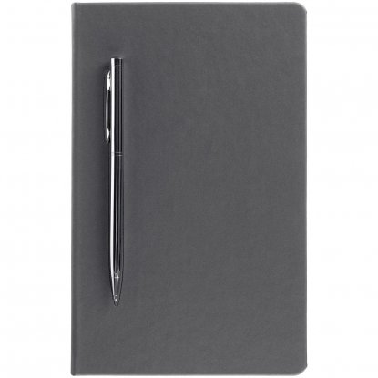 Ежедневник Magnet Shall, недатированный, серый