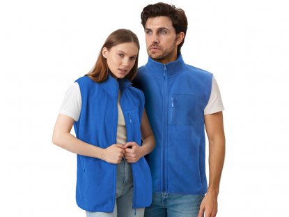 Жилет флисовый Trondheim, унисекс, синий