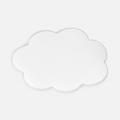 Наклейка тканевая Lunga Calum, L, белая