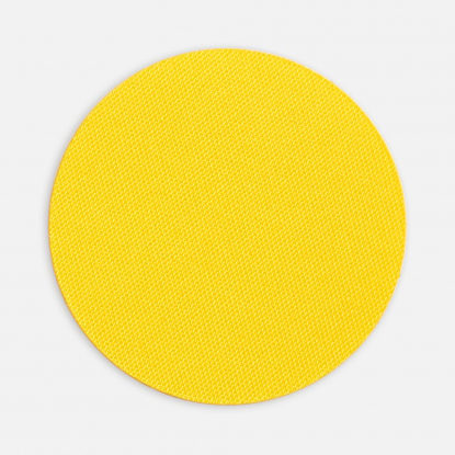 Наклейка тканевая Lunga Round, M, желтая
