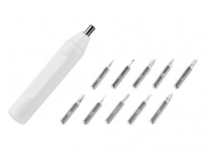 Отвертка Drill 10-в-1, белая