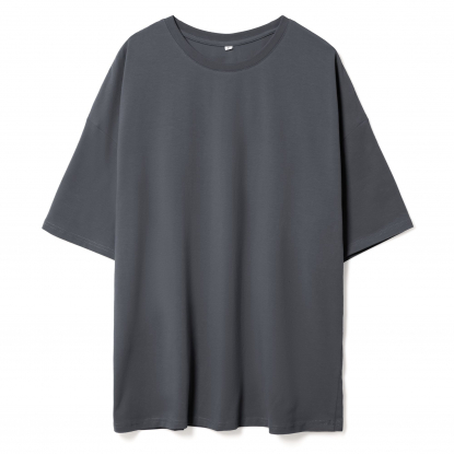 Футболка унисекс оверсайз Crosstown, уценка, темно-серая