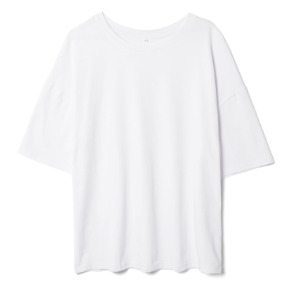 Футболка унисекс оверсайз Crosstown, белая, уценка, размер S