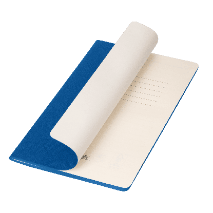 Блокнот Corsa slim, ярко-синий