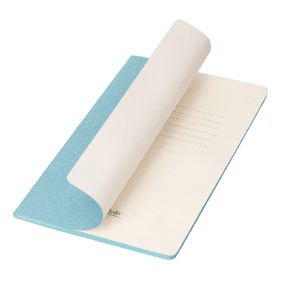 Блокнот Corsa slim, голубой