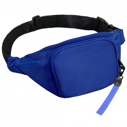 Поясная сумка SPLIT TO GO, синяя с синим