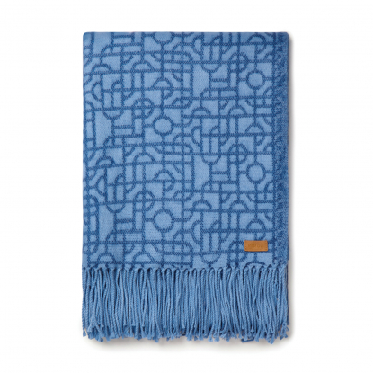 Плед VINGA Verso, синий