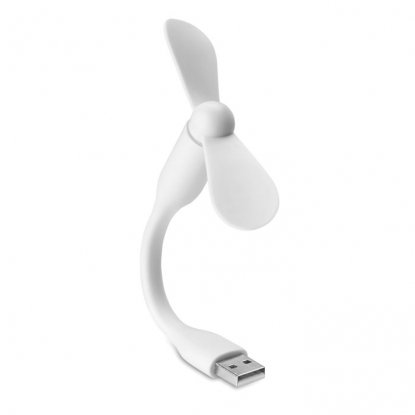 Настольный USB вентилятор, белый