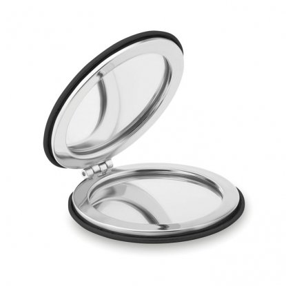 Зеркало косметическое Glow Round, черное