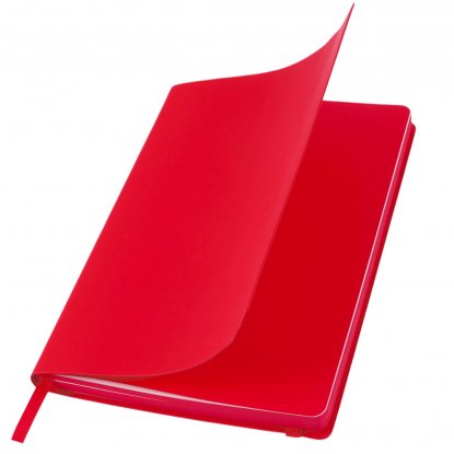 Ежедневник A5 недатированный Dante в мягком переплёте soft-touch, красный