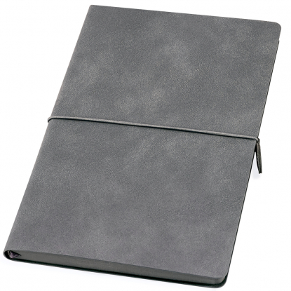 Ежедневник A5 недатированный Massimo в мягком переплёте, серый