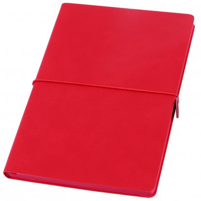 Ежедневник A5 недатированный Massimo в мягком переплёте, красный