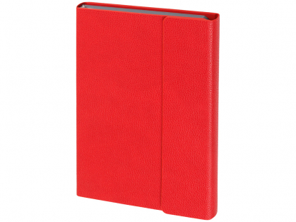 Ежедневник А5 недатированный с магнитным клапаном Venezia, красный