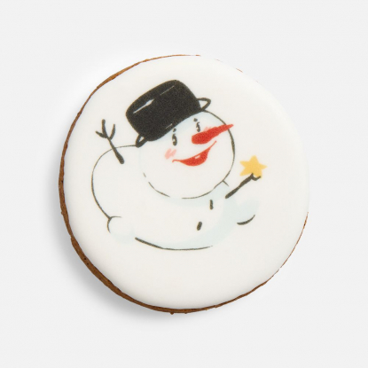 Печенье имбирное Снеговик