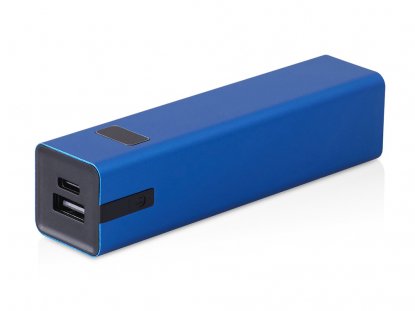 Внешний аккумулятор Rail c дисплеем, 5000 mAh, синий
