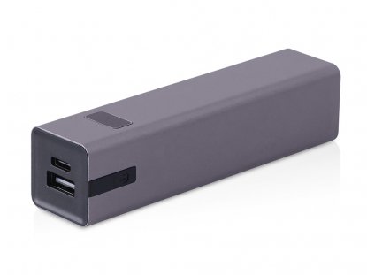 Внешний аккумулятор Rail c дисплеем, 5000 mAh, темно-серый