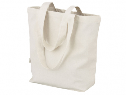 Сумка для шоппинга Cotton из переработанного хлопка, 280 г/м2, натуральная
