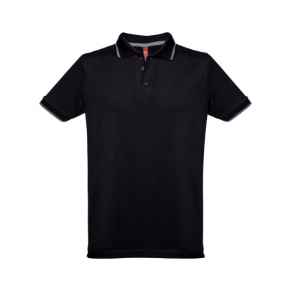 Рубашка-поло SPECTRUM, мужская, черная