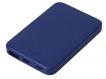 Внешний аккумулятор Simp, 5000 мАч, темно-синий