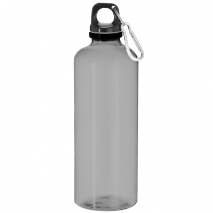 Бутылка пластиковая для воды Clipster, черная