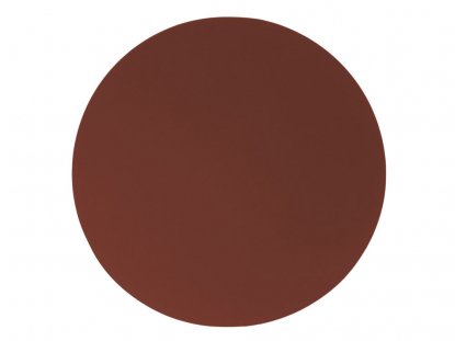 Патч Круг, soft-touch, коричневый