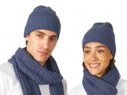 Шапка Nordend, темно-синий меланж