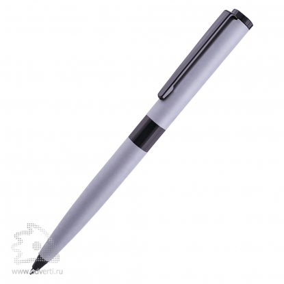 Шариковая ручка Arlequin BeOne, серебристо-черная
