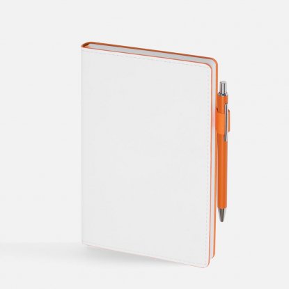 Набор White Shall, бело-оранжевый