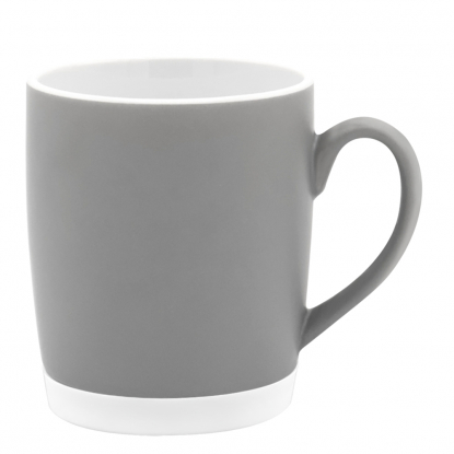 Кружка Make Me To Go, серая с белым