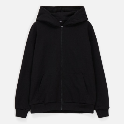 Толстовка оверсайз Sartoro, унисекс, черная