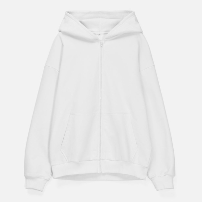 Толстовка оверсайз Sartoro, унисекс, белая