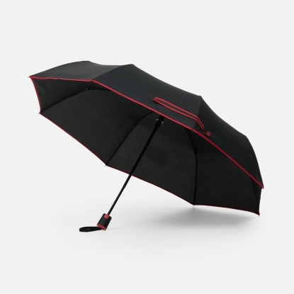 Зонт складной Edgeline, красный