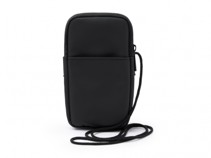 Сумка для мобильного телефона SEUL из экокожи, черная
