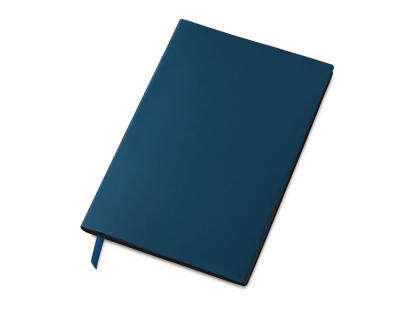 Блокнот в гибкой обложке А5 C1 софт-тач, темно-синий