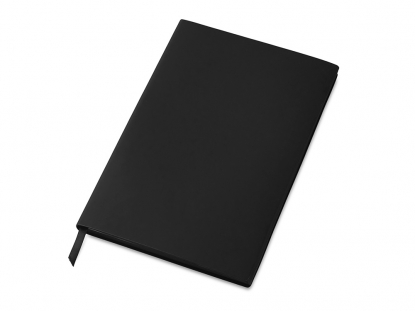 Блокнот в гибкой обложке А5 C1 софт-тач, черный