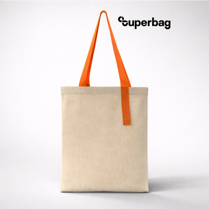 Шоппер Superbag Light, неокрашенный с оранжевым