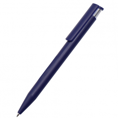 Ручка пластиковая Seta, темно-синяя