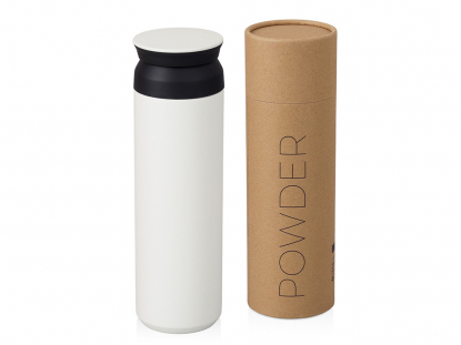 Вакуумный термос Powder, белый