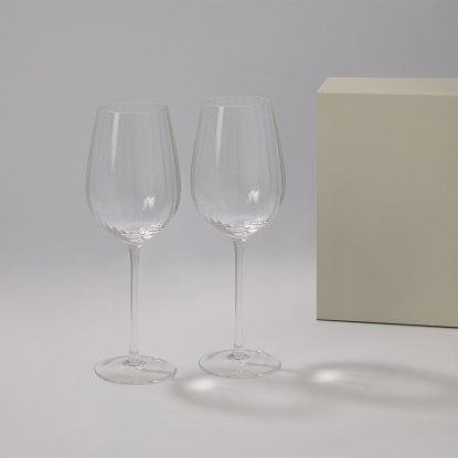 Подарочный набор 2 бокала для вина Бланш, серый