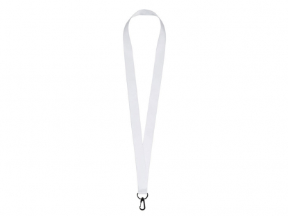 Ланъярд под сублимацию с карабином, 2 см, черный