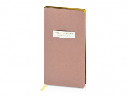 Еженедельник недатированный А6 Zefir, пыльно-розовый