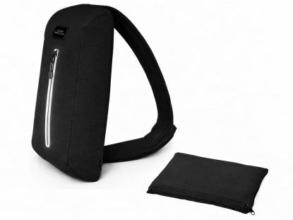 Сумка-слинг Nomad на одно плечо из переработанного пластика, черная