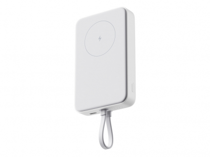 Внешний аккумулятор с кабелем Xiaomi 33W Magnetic Power Bank (Integrated Cable), 10000 мАч, белый